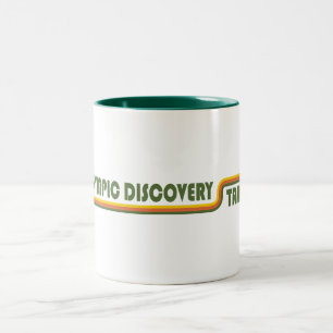 delstaten Olympic Discovery Trail Washington Två-Tonad Mugg