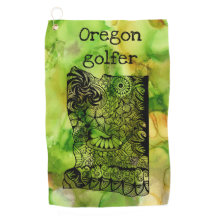 Delstaten Oregon Golf towel