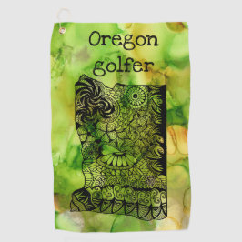 Delstaten Oregon Golf towel