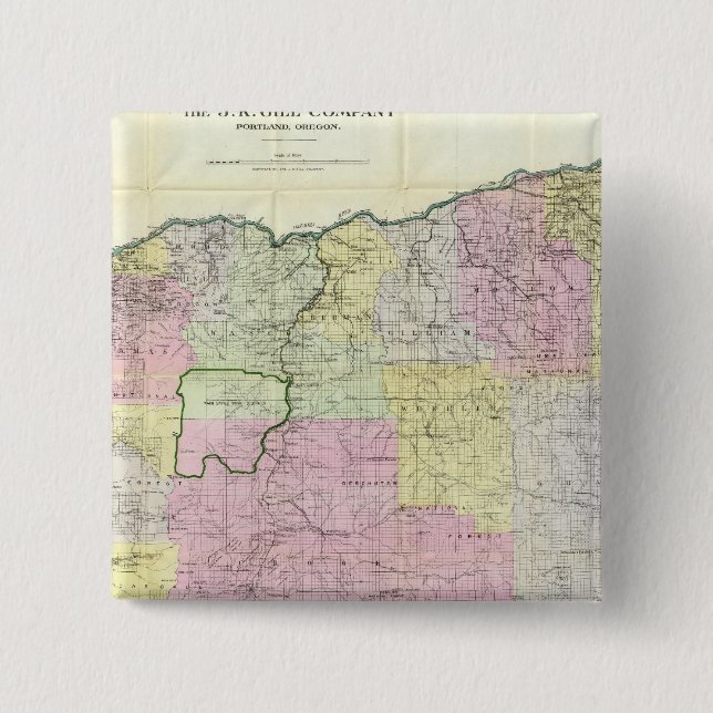 Delstaten Oregon Knapp (Framsida)