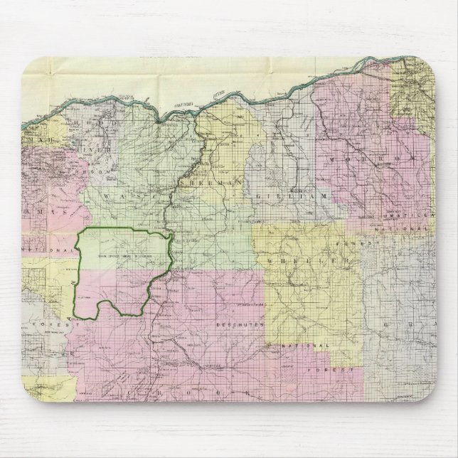 Delstaten Oregon Musmatta (Framsidan)