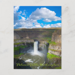 delstaten Palouse Falls Washington Vykort