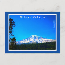 delstaten Rainier Washington Vykort