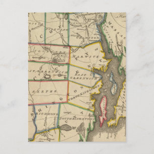 Delstaten Rhode island 3 Vykort