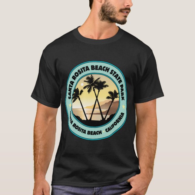 delstaten Santa Rosita Beach T Shirt (Framsida)