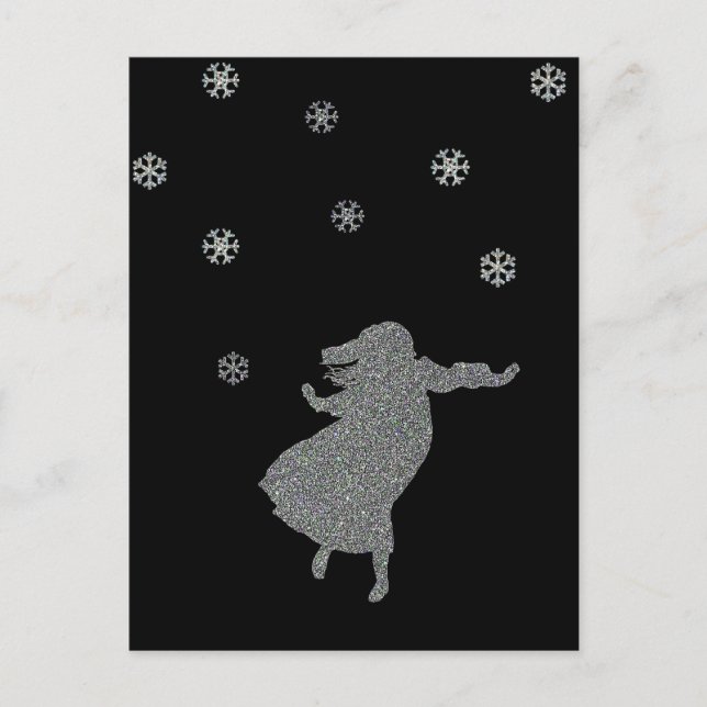 Delstaten Snö Vykort (Framsida)