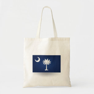 Delstaten South Carolina Flagga Tote Bag Tygkasse