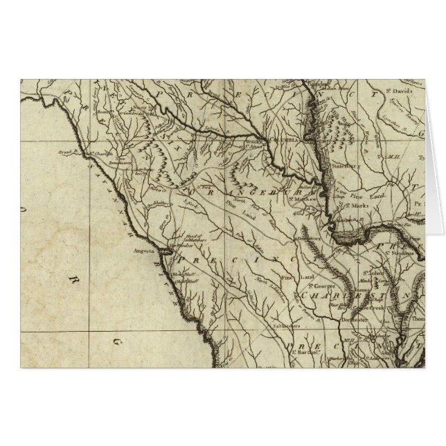 Delstaten South Carolina Hälsningskort (Framsidan Horizontal)