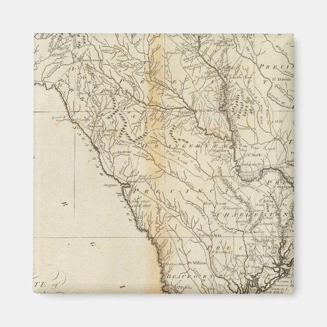 Delstaten South Carolina Magnet (Framsidan)