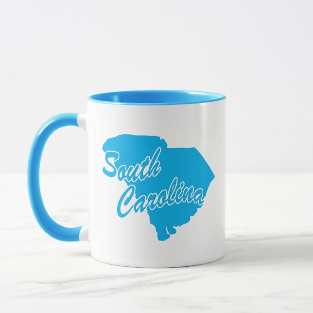 Delstaten South Carolina Shape Mugg (Vänster)