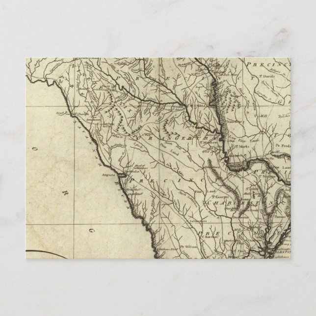 Delstaten South Carolina Vykort (Framsida)