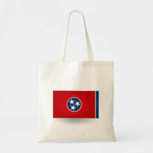 Delstaten Tennessee Flagga Tote Bag Tygkasse
