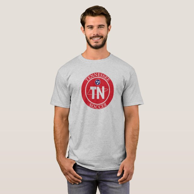delstaten Tennessee Ocer Red Unisex T Shirt (Hel framsida)