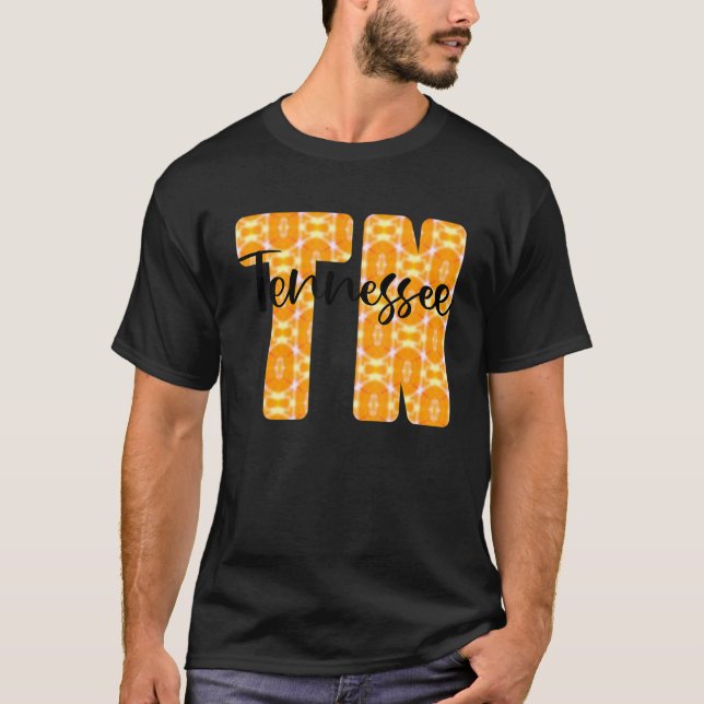 Delstaten Tennessee T Shirt (Framsida)