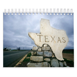 Delstaten Texas Collection Wall Calendar Kalender