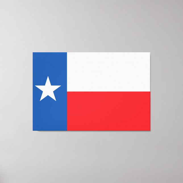 delstaten Texas flagga Canvastryck (Framsida)