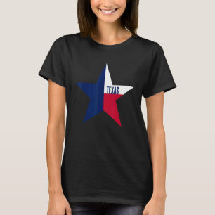 delstaten Texas Flagga T Shirt