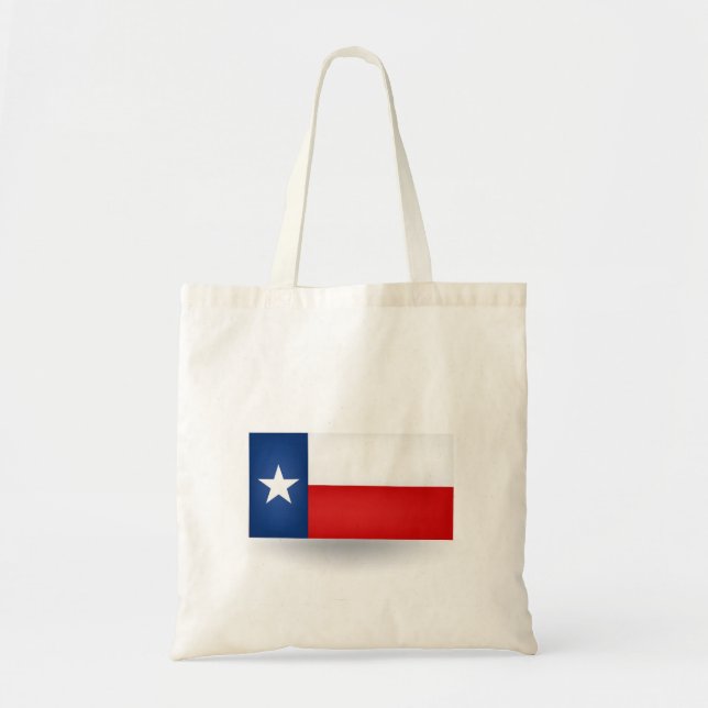 delstaten Texas Flagga Tote Bag Tygkasse (Framsidan)