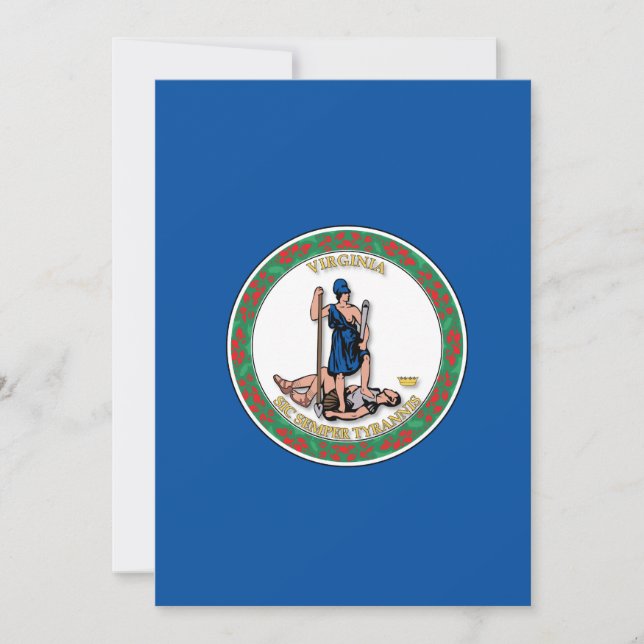 delstaten Virginia flagga (Framsida)