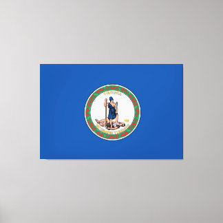 delstaten Virginia flagga Canvastryck