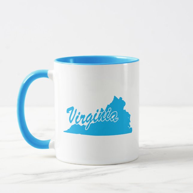 delstaten Virginia Shape Mugg (Vänster)