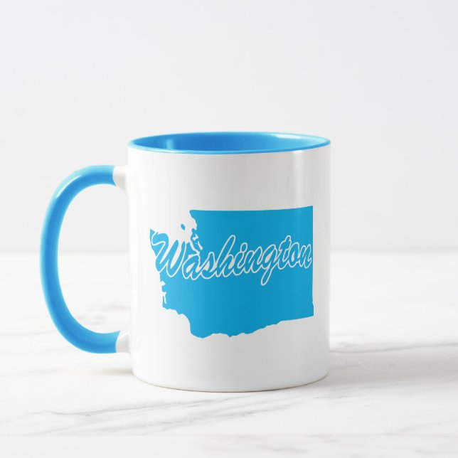 delstaten Washington Shape Mugg (Vänster)