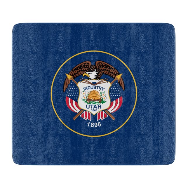 Delstatens flagga Utah (Framsidan)