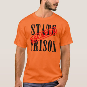 DelstatsfängelseEscapeeHalloween T skjorta Shirt