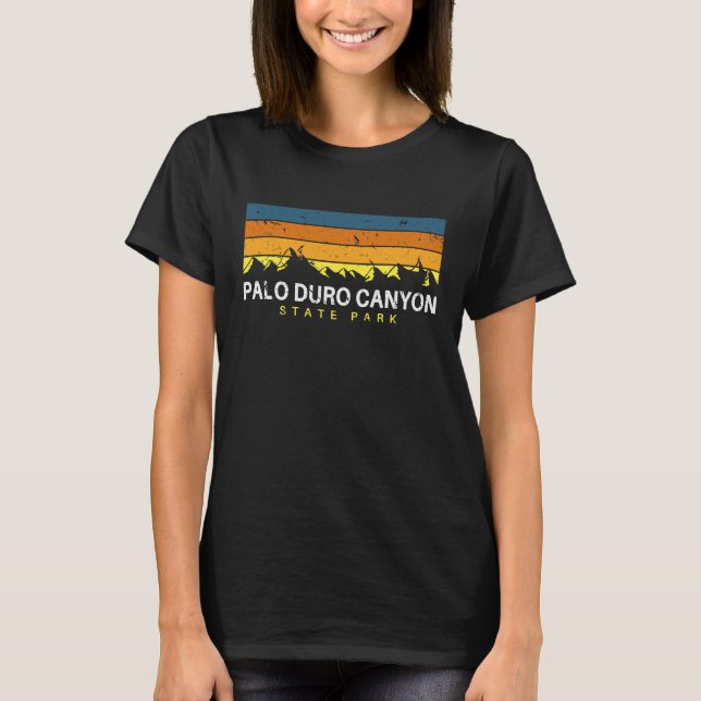 Delstatspark Texas TX för Palo Durokanjon T Shirt (Framsida)