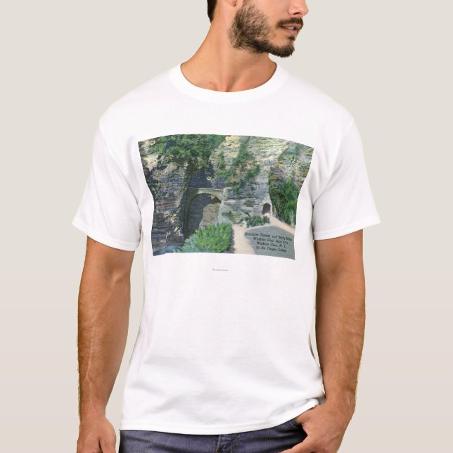 Delstatsparken hänrycker tunnelen, och vaktposten t shirt (Framsida)