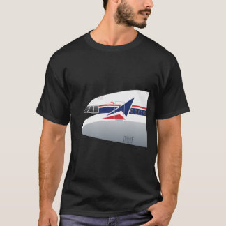 Delta Airlines Lockheed L-1011 Tristar Nose T Shirt