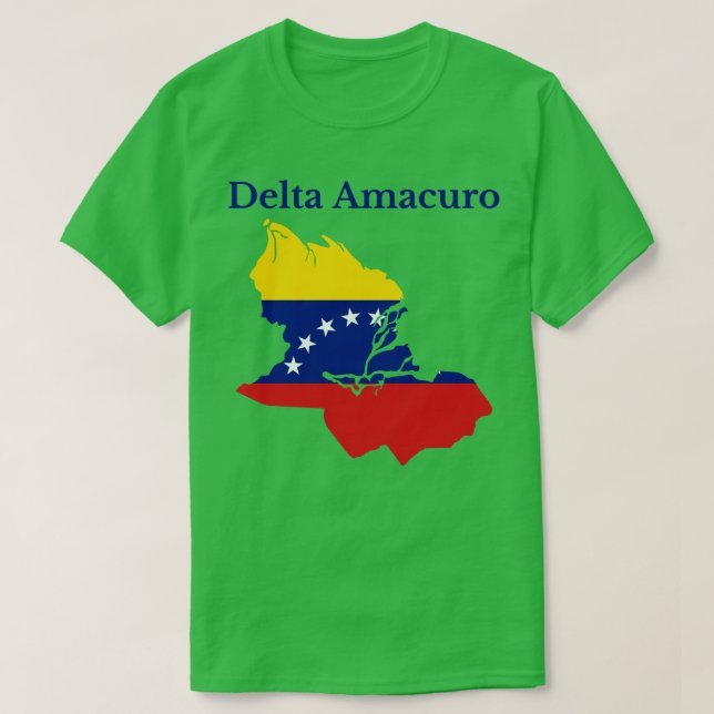 Delta Amacurostaten Venezuela T Shirt (Design framsida)
