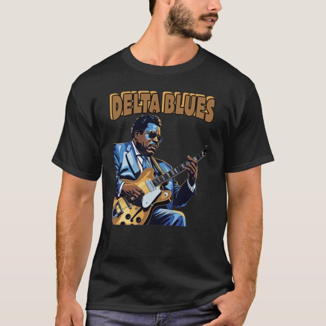 DELTA BLUES T SHIRT (Framsida)