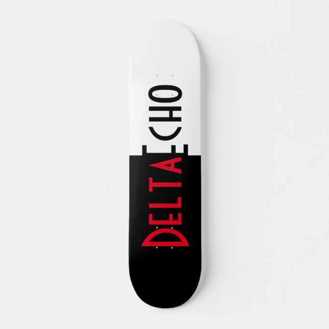 Delta, ekoskateboard skateboard bräda 20,5 cm (Framsida)