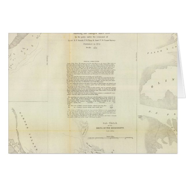 Delta i Mississippi Hälsningskort (Framsidan Horizontal)