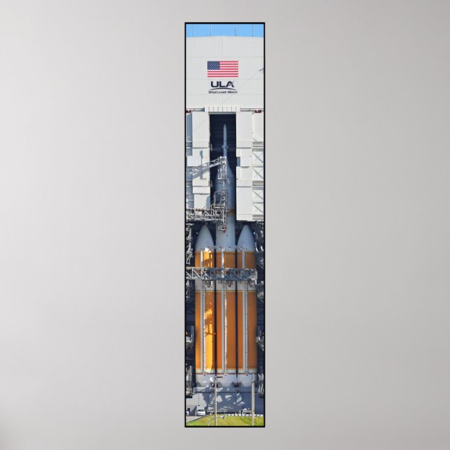 Delta IV Heavy med Orion Poster (Framsidan)