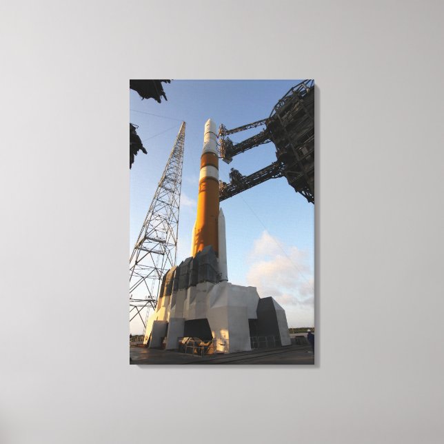 Delta IV-raketen Canvastryck (Framsida)