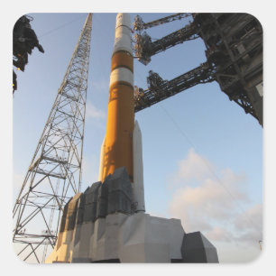 Delta IV-raketen Fyrkantigt Klistermärke