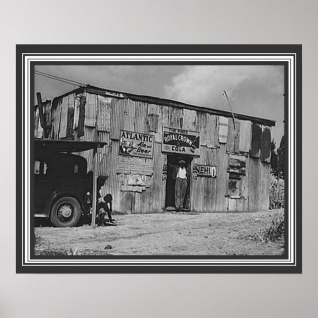 Delta Juke Joint 1930 Poster (Framsidan)