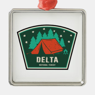 Delta National Forest Camping Julgransprydnad Metall