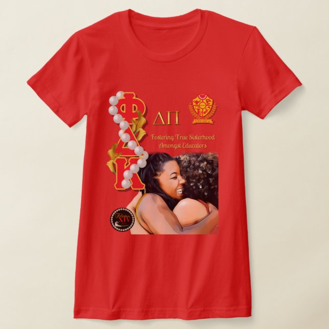 Delta Pi Apparel T Shirt (Laydown)