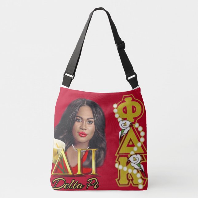 Delta Pi NSPDK Crossbody Tote Axelväska (Framsida)