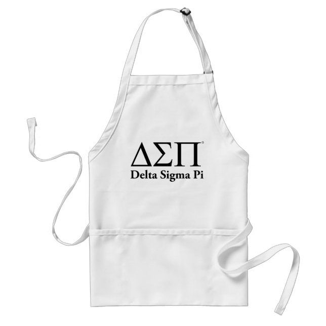 Delta Sigma Pi Klassiska Logotyp Förkläde (Framsidan)