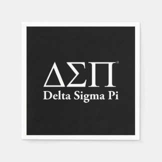 Delta Sigma Pi Klassiska Logotyp Pappersservett