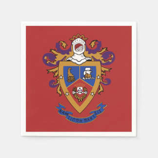 Delta Sigma Pi officiella vapen Pappersservett