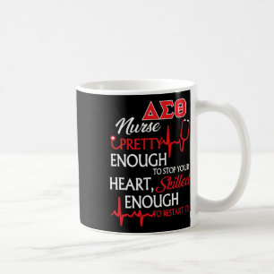 Delta Sigma Theta Sorority Nurse Kaffemugg