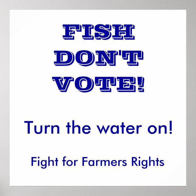 delta smelt poster (Framsidan)