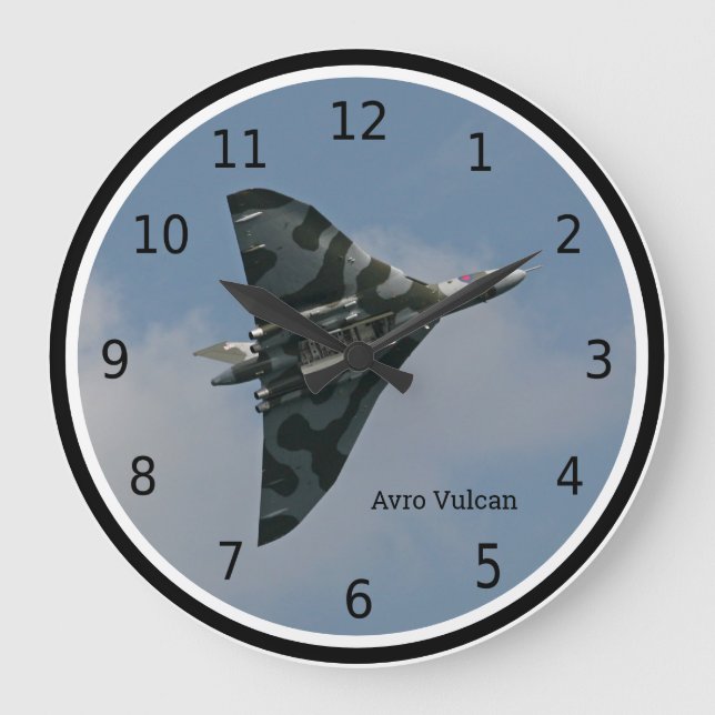 Delta Wing Bombflygplan, Avro Vulcan, kan anpassas Stor Klocka (Framsida)