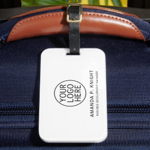 Deltagare i Business Logotyp Minimalist Conference Bagagebricka