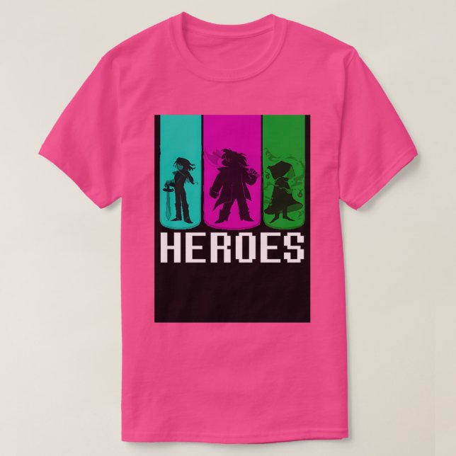 Deltarune Heroes T Shirt (Design framsida)